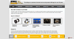 Desktop Screenshot of dewaldfluidpower.com