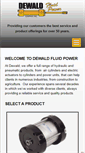 Mobile Screenshot of dewaldfluidpower.com